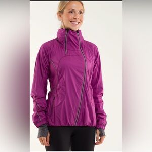 Lululemon Run Inspire Jacket Dew Berry | Women’s Size 2